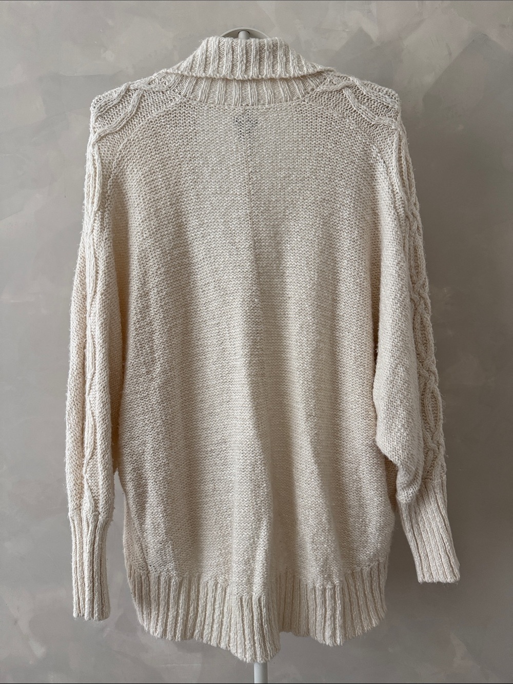 aerie Cozy Shawl Collar Cocoon Cardigan | L/XL - Picture 3 of 9